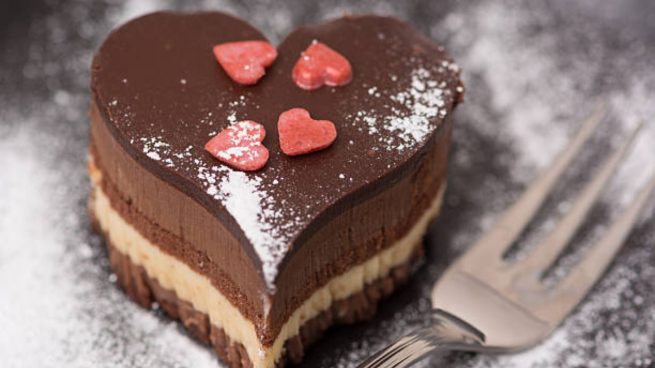 tarta chocolate san valentín