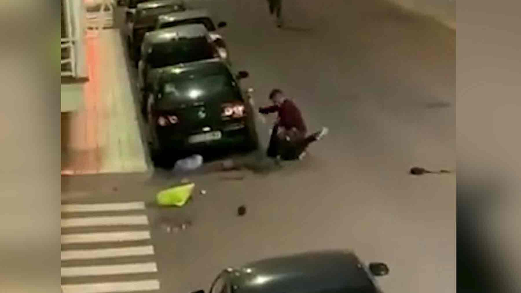 Imagen del apuñalamiento.