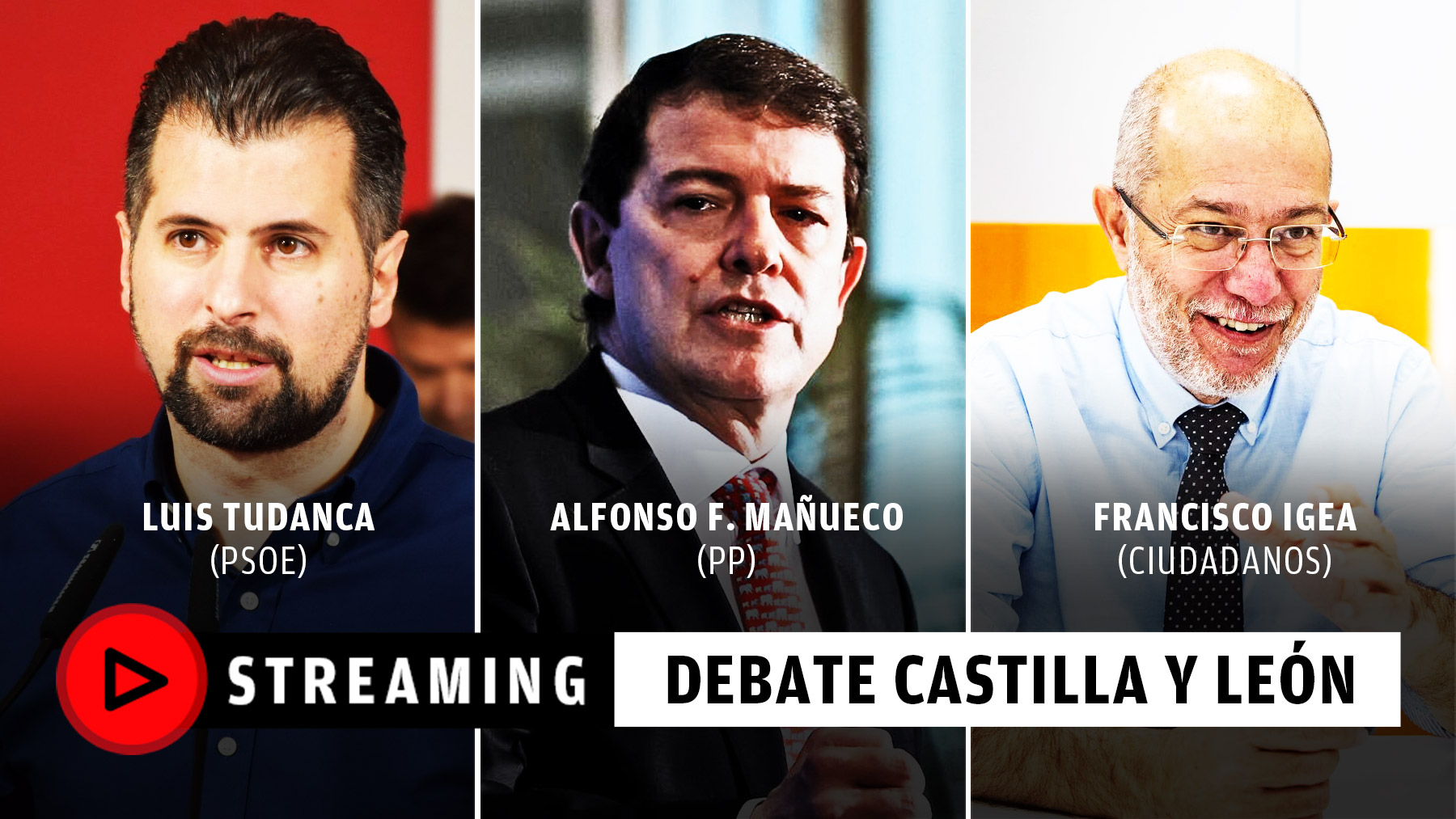 Debate de las elecciones de Castilla y León 2022, streaming en directo