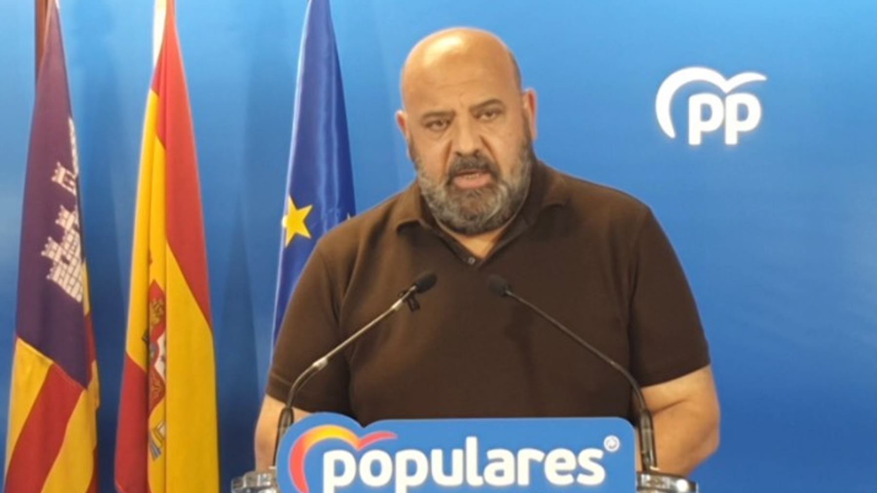 El presidente del PP de Palma, Julio Martínez.