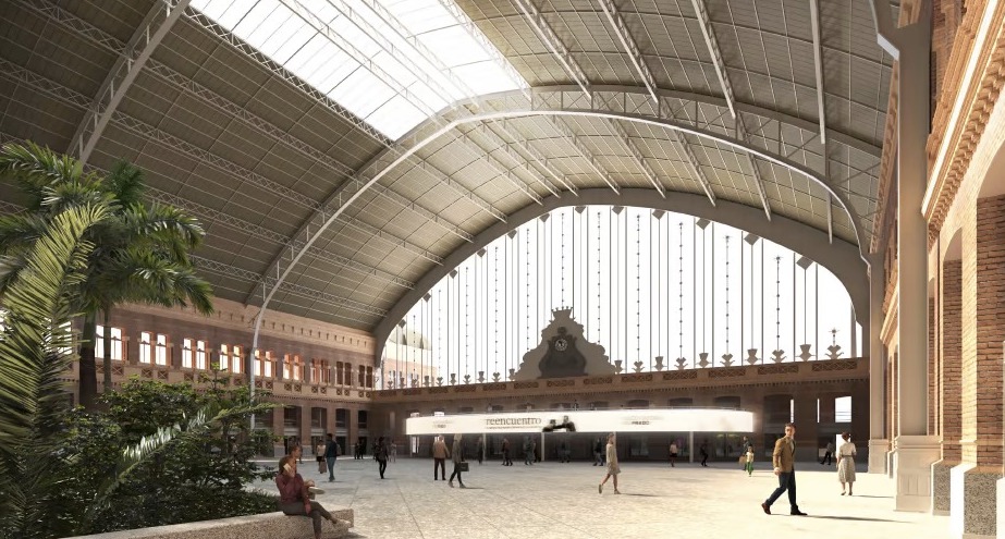 Así quedará la estación de Atocha: nuevos accesos y rehabilitación de la histórica fachada
