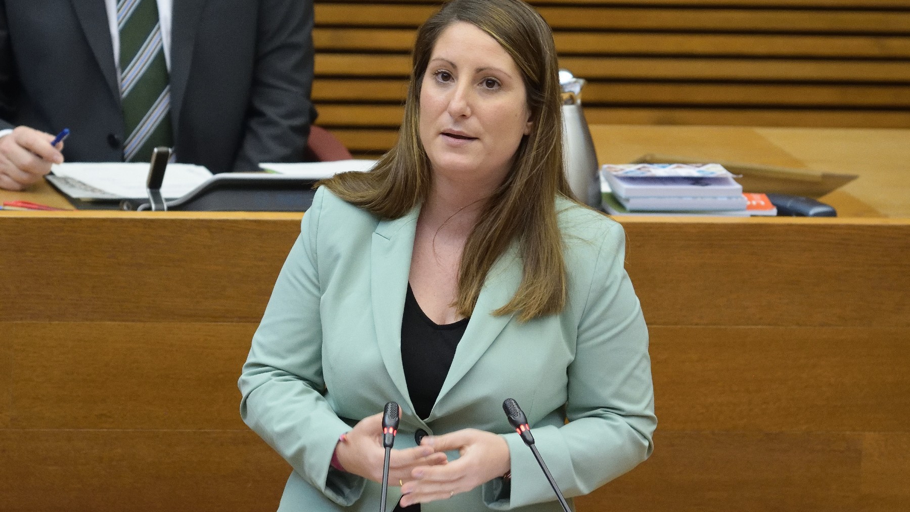 Ana Vega, síndica portavoz de Vox en las Cortes Valencianas.