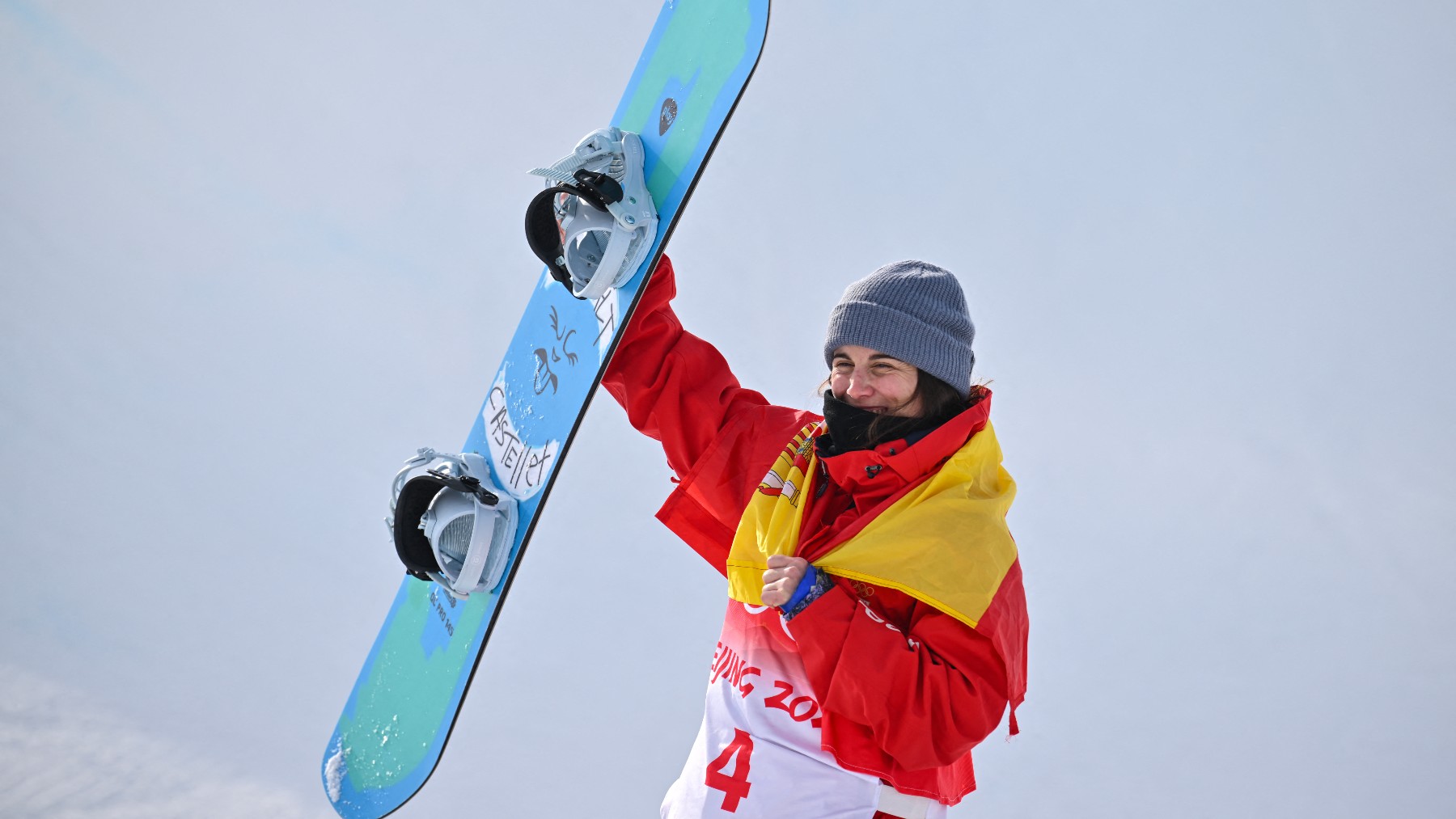 Queralt Castellet, plata en los Juegos de Invierno. (AFP)