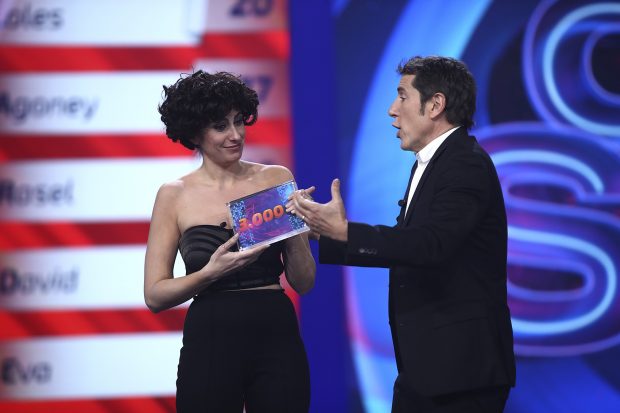 María Peláe, ganadora de esta gala de 'Tu cara me suena'.