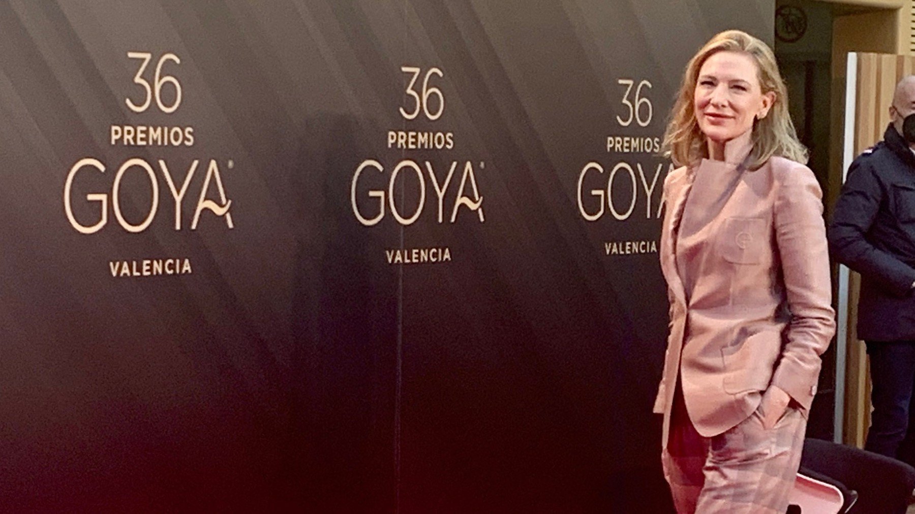 Cate Blanchett, hoy, en su encuentro con los medios previo a la gala de los Premios Goya.