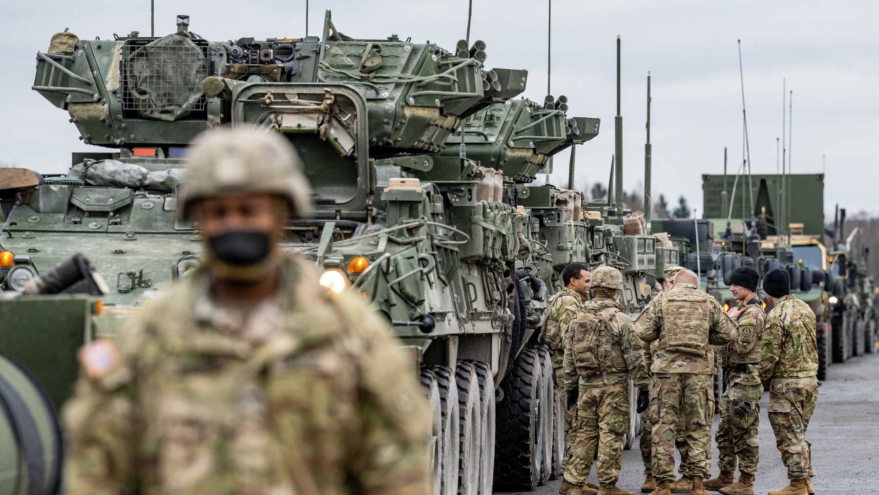 Contingente de tropas de Estados Unidos.