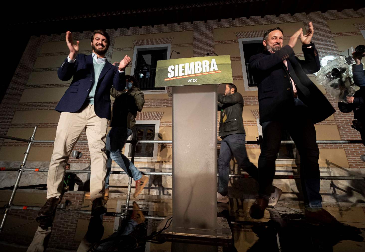 Juan García-Gallardo y Santiago Abascal.