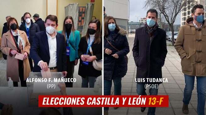 Los sondeos a pie de urna dan al PP mayoría absoluta con Vox en Castilla y León