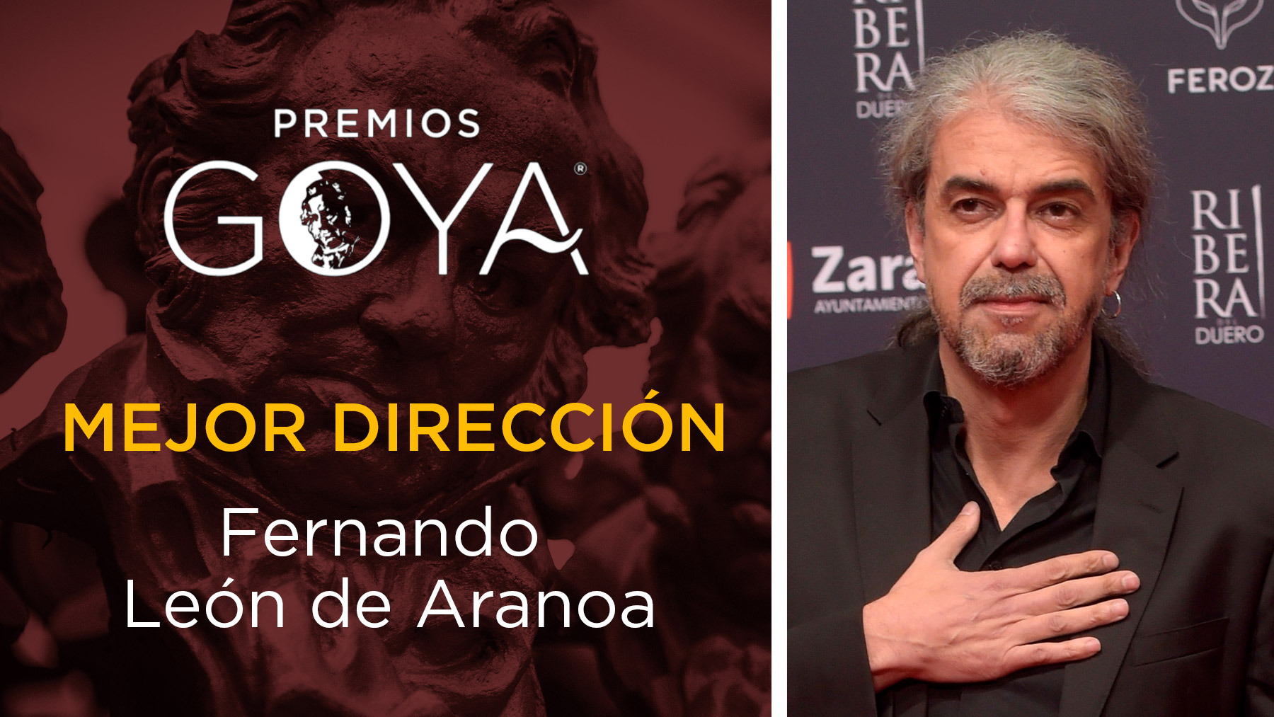 Fernando León de Aranoa, premio al mejor director en los Goya 2022