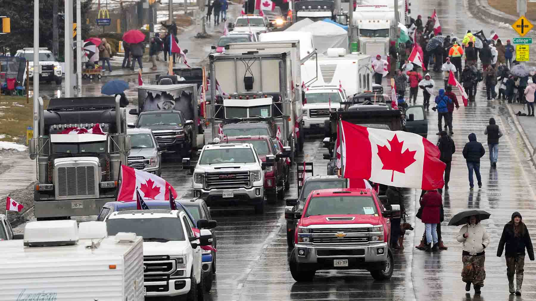 La ‘caravana de la libertad’ de Canadá