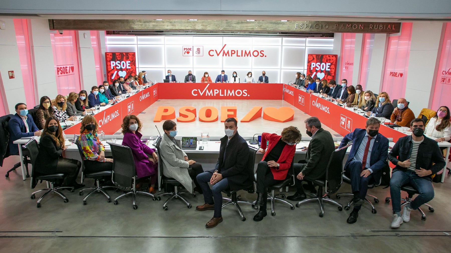 La Comisión Ejecutiva del PSOE.
