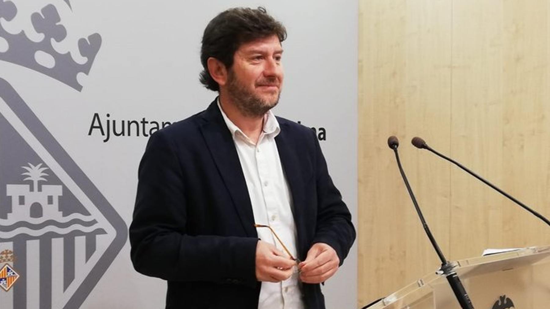 El portavoz del Ayuntamiento de Palma, Alberto Jarabo (Podemos Palma).