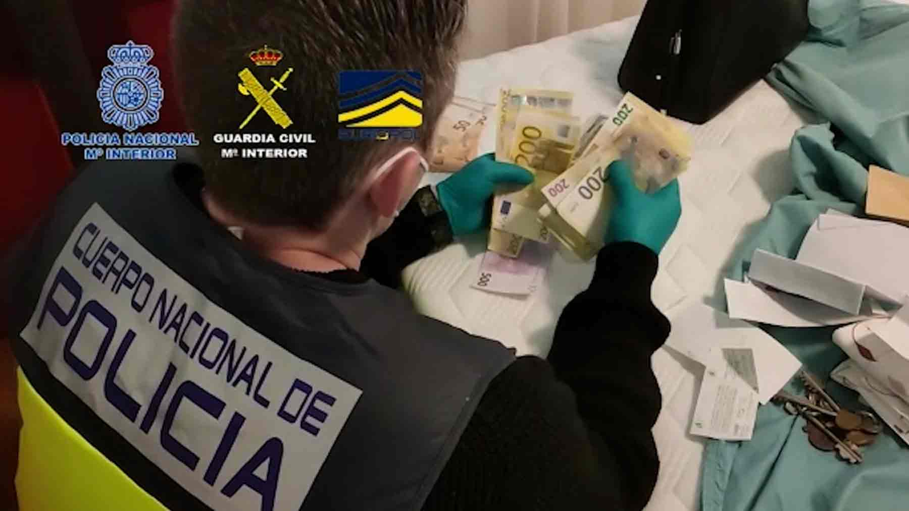 Macrooperación antidroga en Mallorca contra una organización albanesa. GUARDIA CIVIL