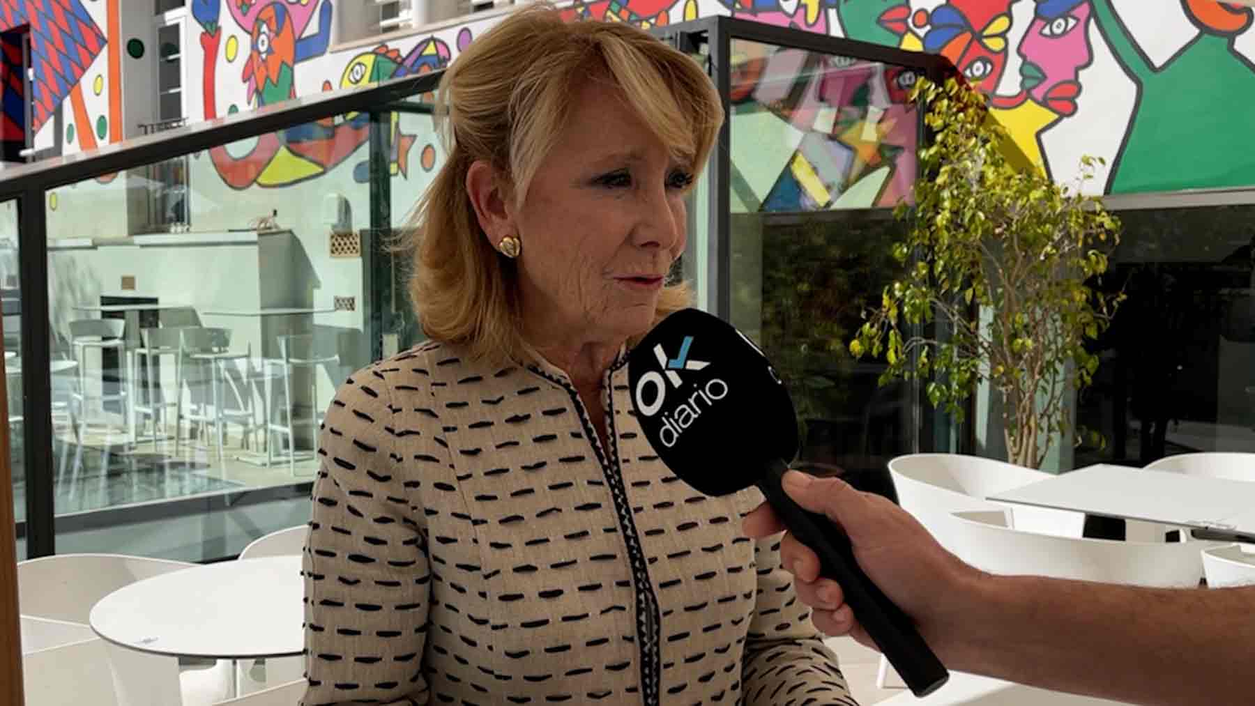 Esperanza Aguirre está en Palma para presentar su libro ‘Sin complejos’.