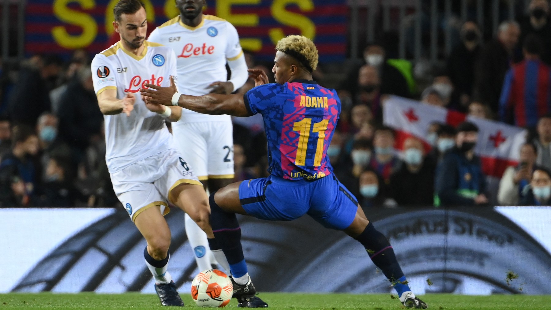 Cómo va el Barcelona – Nápoles, en directo | Sigue el partido de Europa League online gratis, en vivo. (AFP)