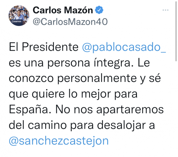 Partido Popular Carlos Mazón