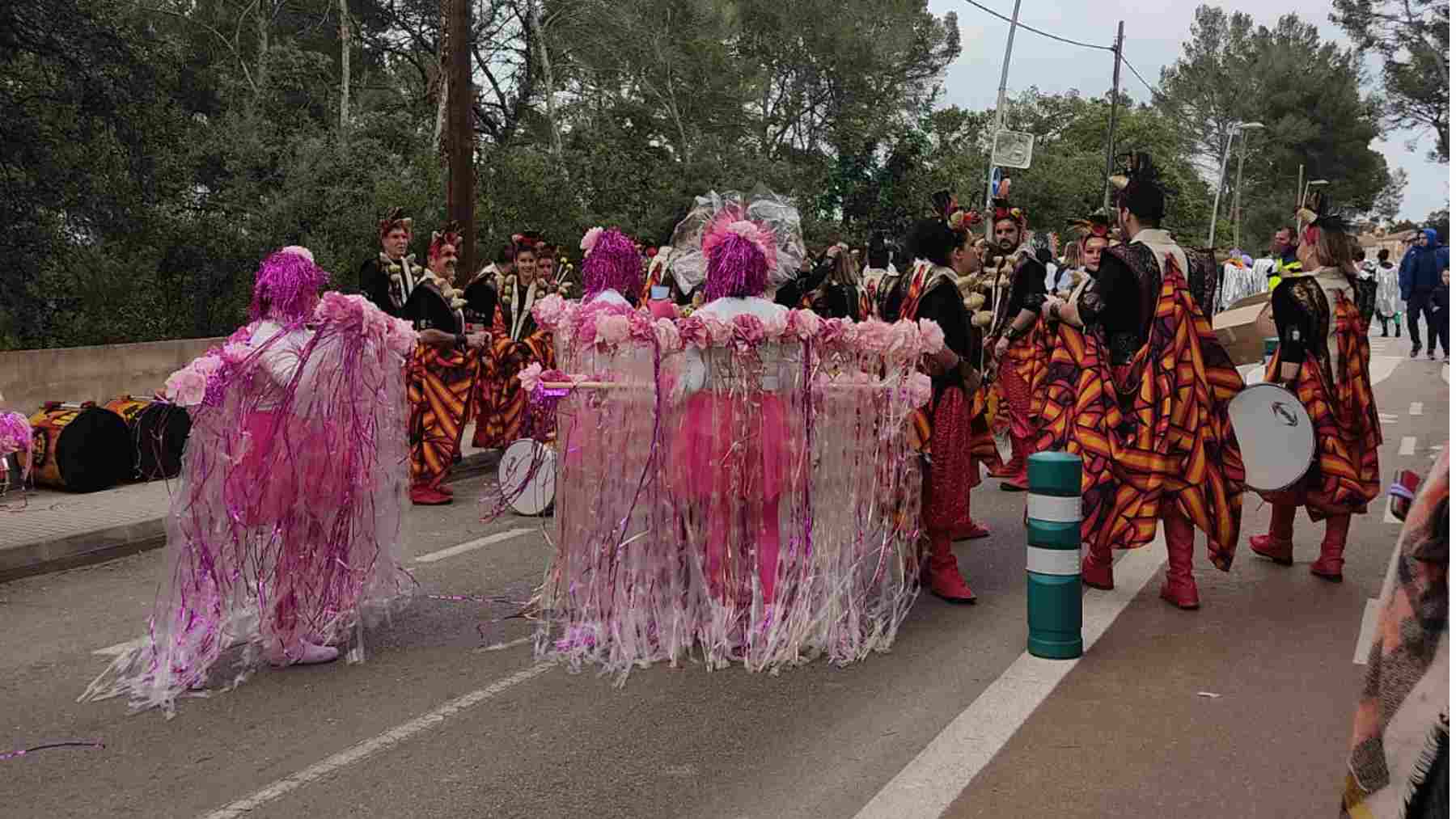 Desfile de Carnaval en el municipio mallorquín de Marratxí.