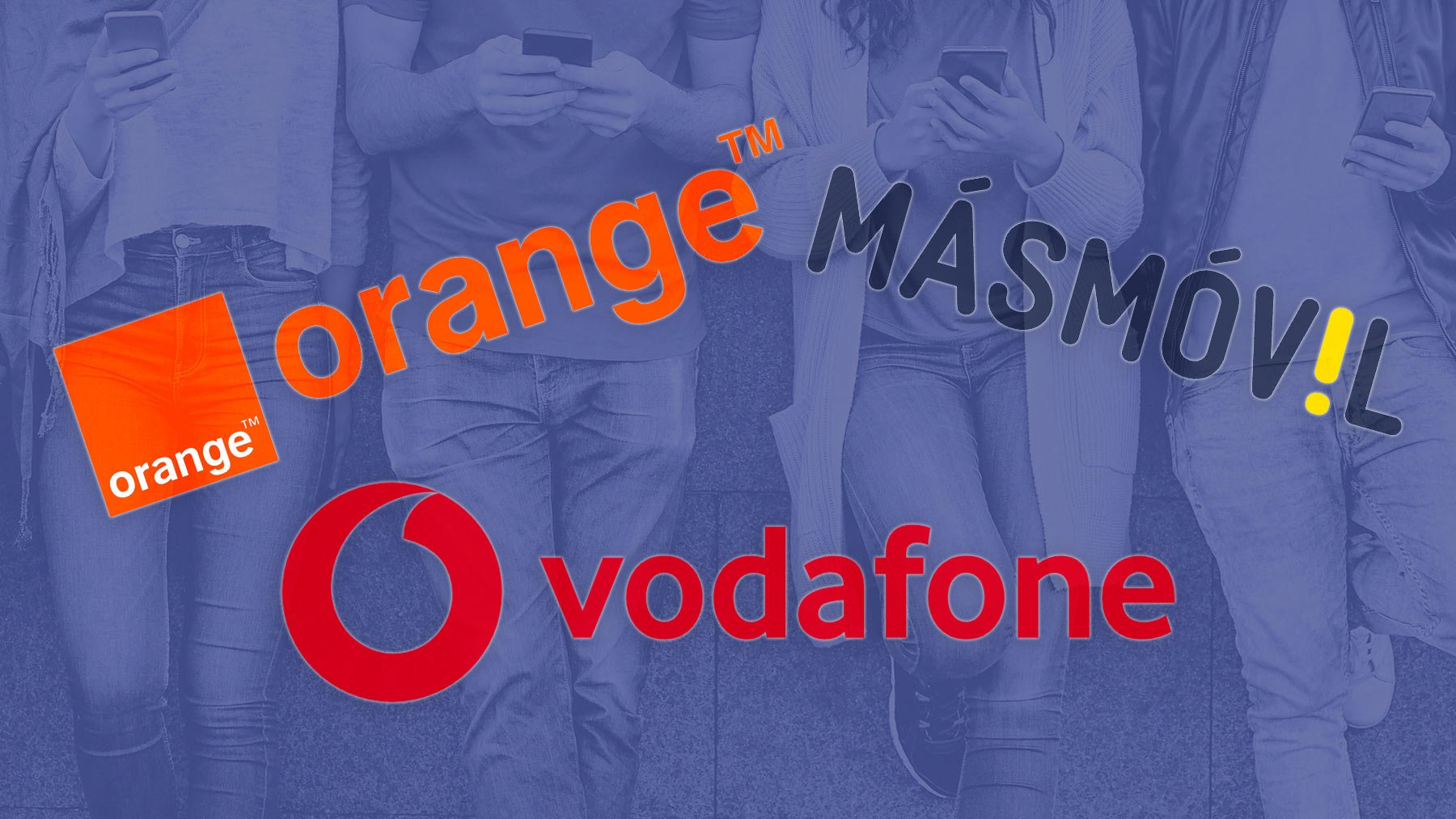 Orange, Vodafone y Telefónica.