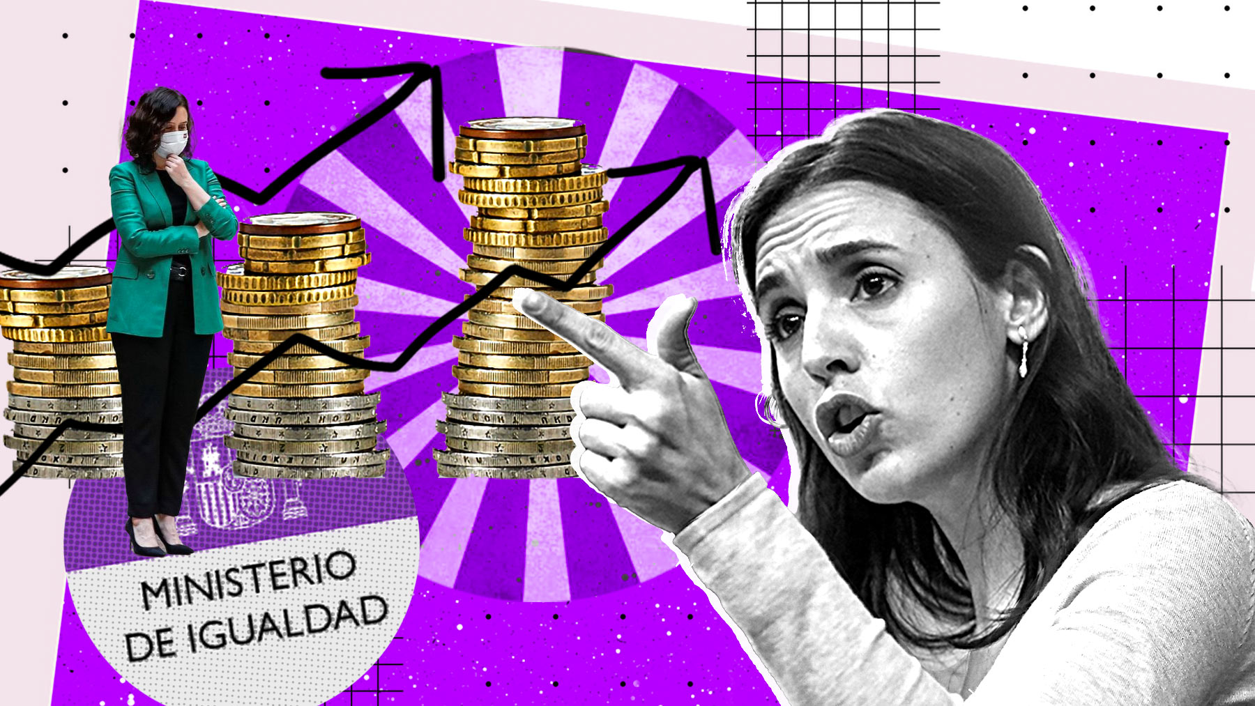 Irene Montero gastará 50.000 € en un informe sobre la «violencia económica» que usa para atacar a Ayuso