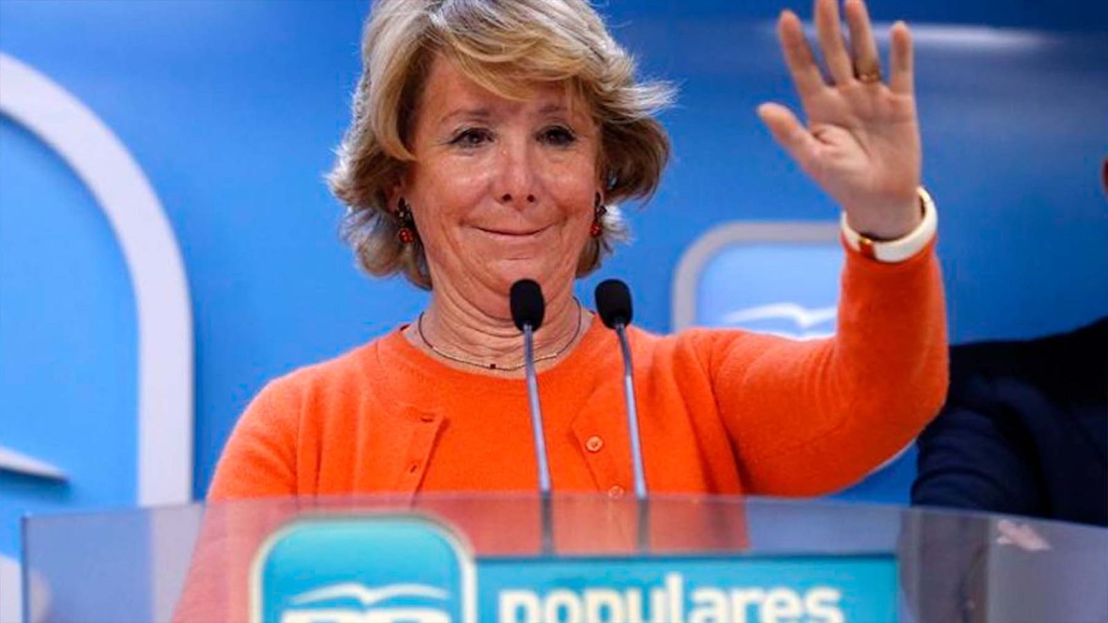 La ex presidenta de la Comunidad de Madrid, Esperanza Aguirre.