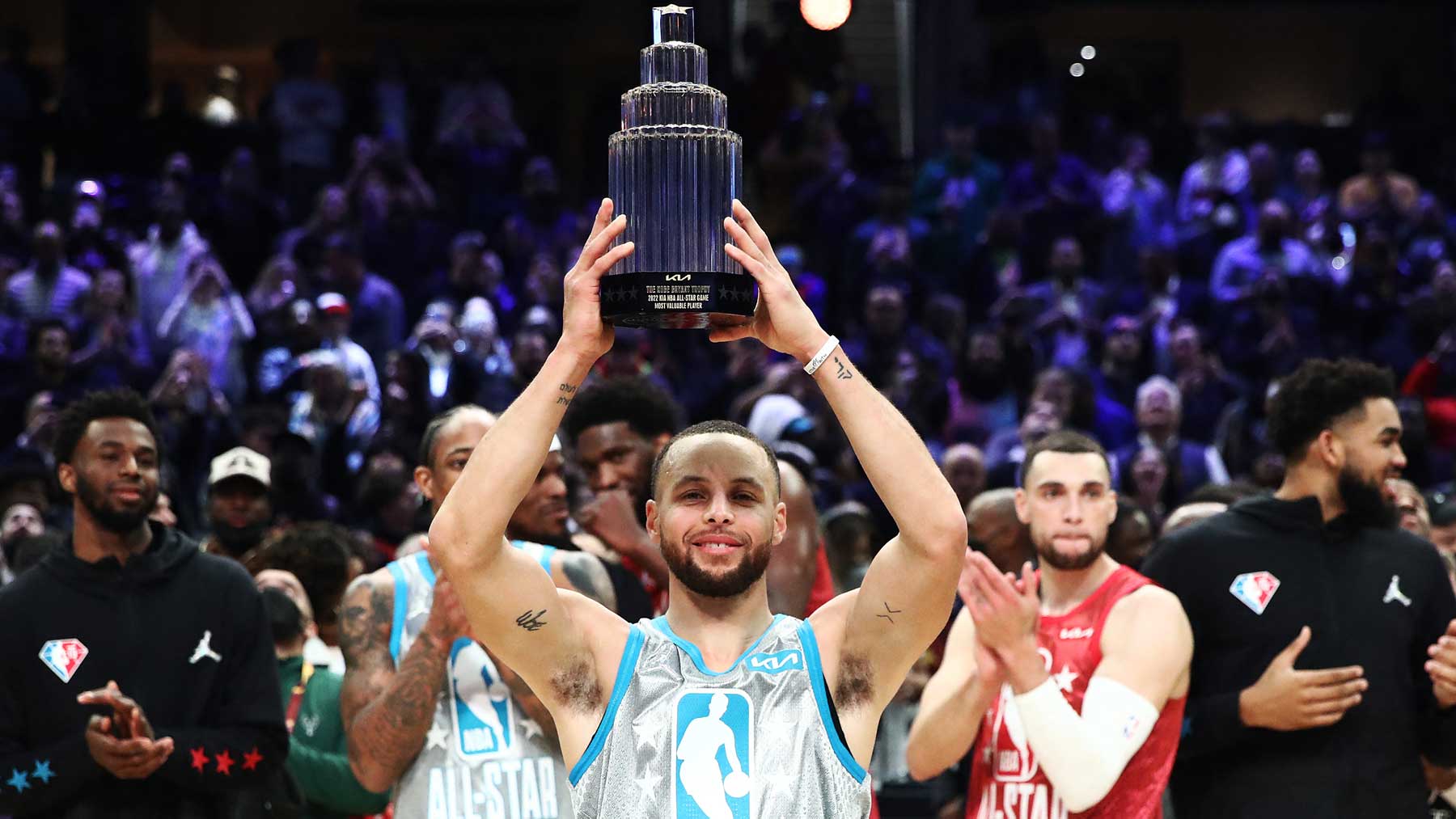 Stephen Curry, MVP del All-Star NBA 2022 (AFP)
