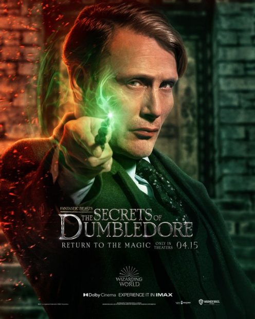 Ya están aquí los mágicos carteles de ‘Animales fantásticos: Los secretos de Dumbledore’