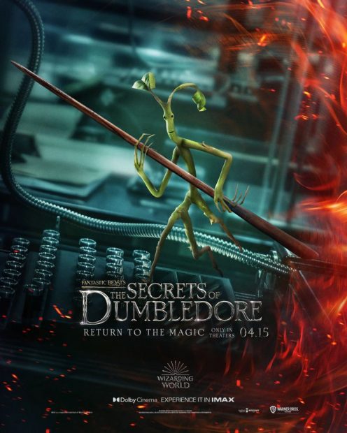 Ya están aquí los mágicos carteles de ‘Animales fantásticos: Los secretos de Dumbledore’