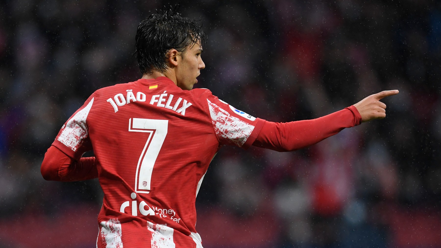 Joao Félix celebra un gol con el Atlético de Madrid. (AFP)