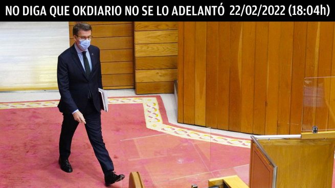 Feijóo confirma su candidatura a liderar al PP en la reunión de los barones, como adelantó OKDIARIO