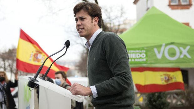 Alberto Tarradas, diputado de VOX en el Parlamento de Cataluña. 