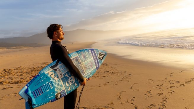 Gony Zubizarreta, salitre y olas con Estrella Galicia y Cabreiroá