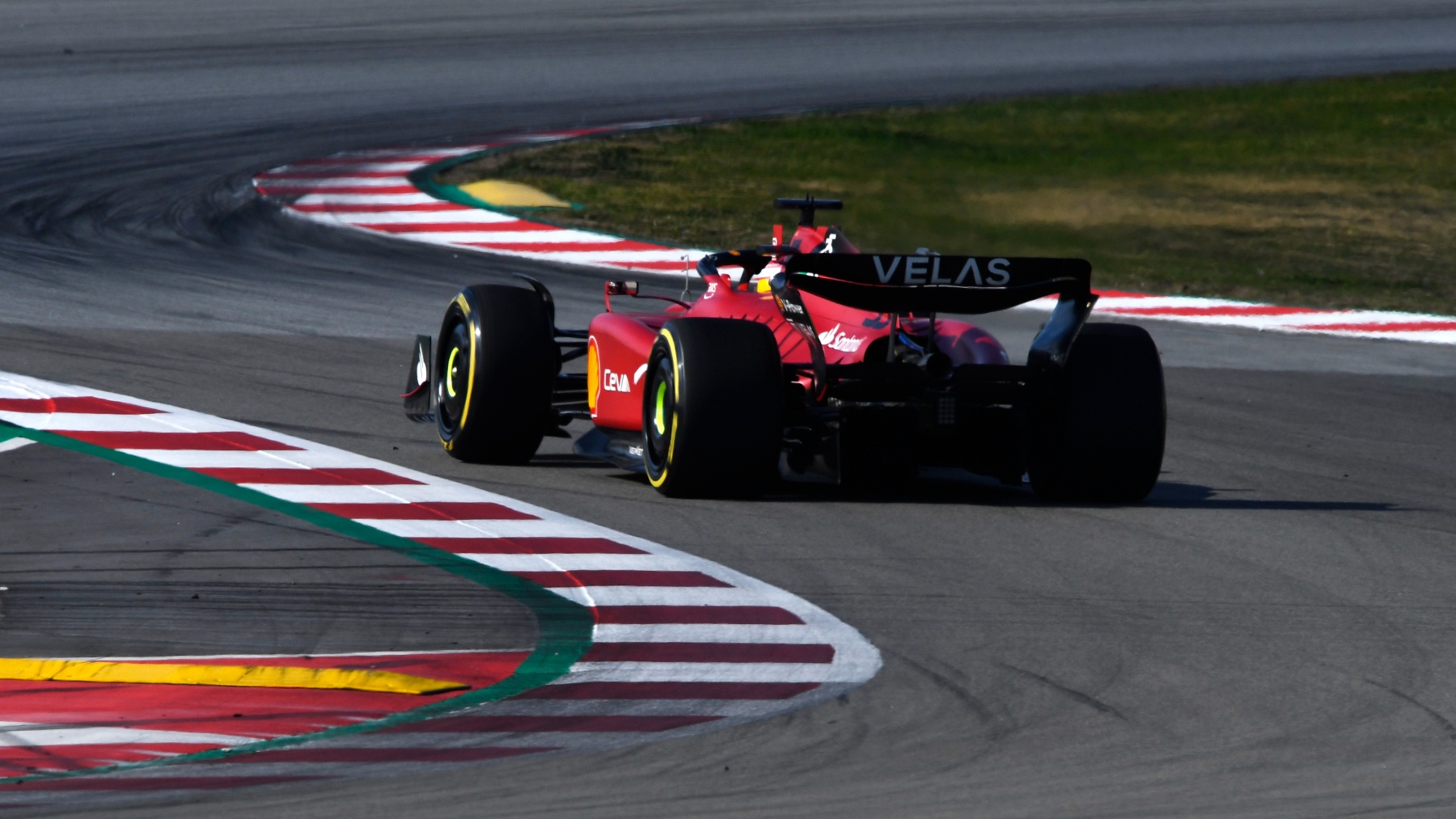 Carlos Sainz rodando en Montmeló. (Getty)