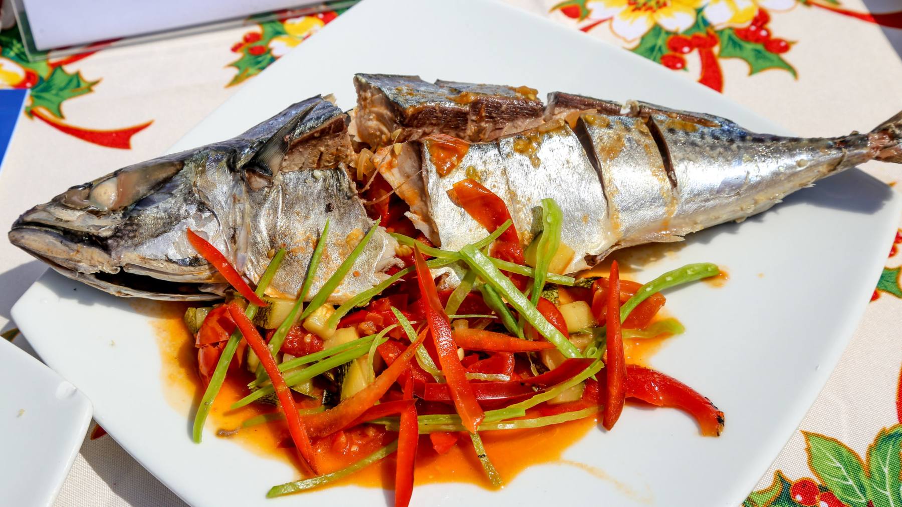 Caballa con piricaña