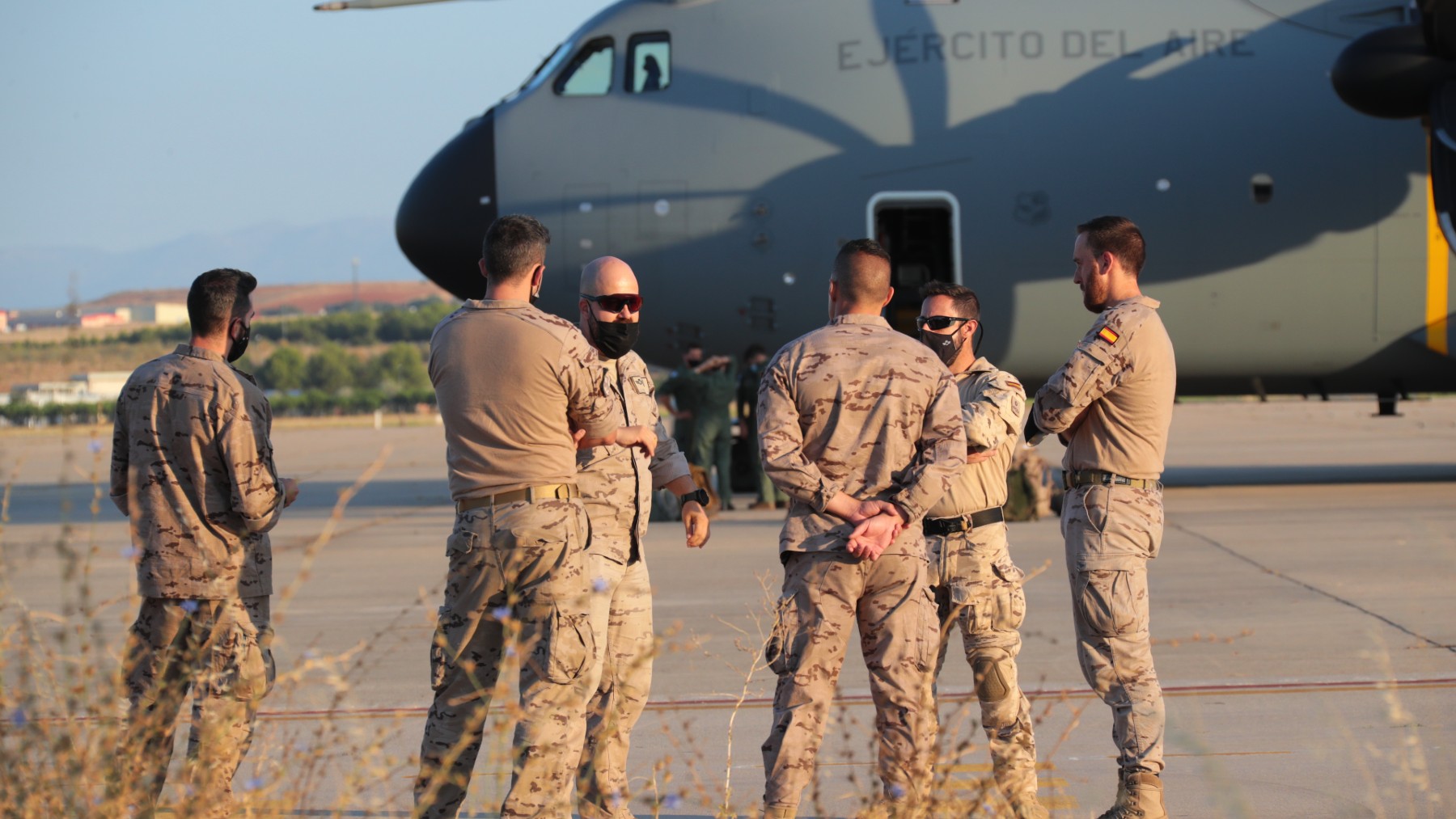 Varios militares del Ejército del Aire de España. (Foto: EP)