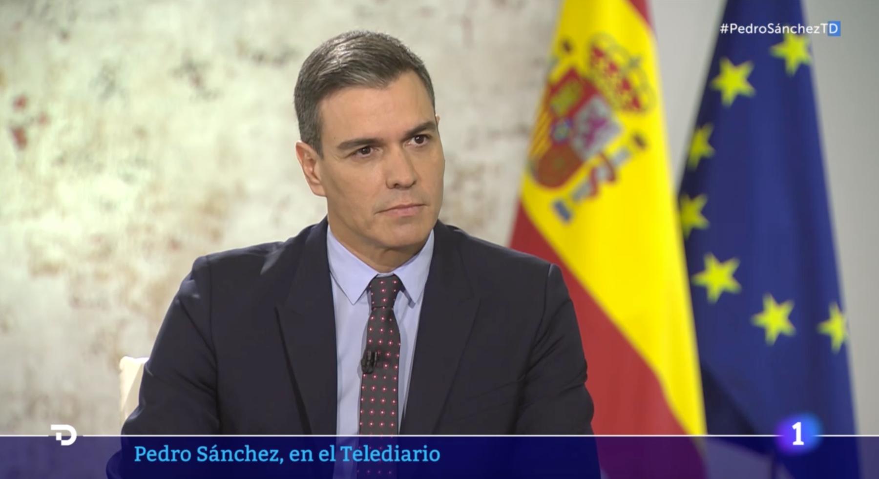 Pedro Sánchez en TVE.