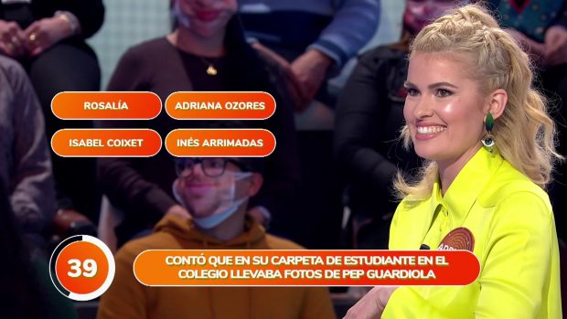 Adriana Abenia es una de las invitadas de 'Pasapalabra'