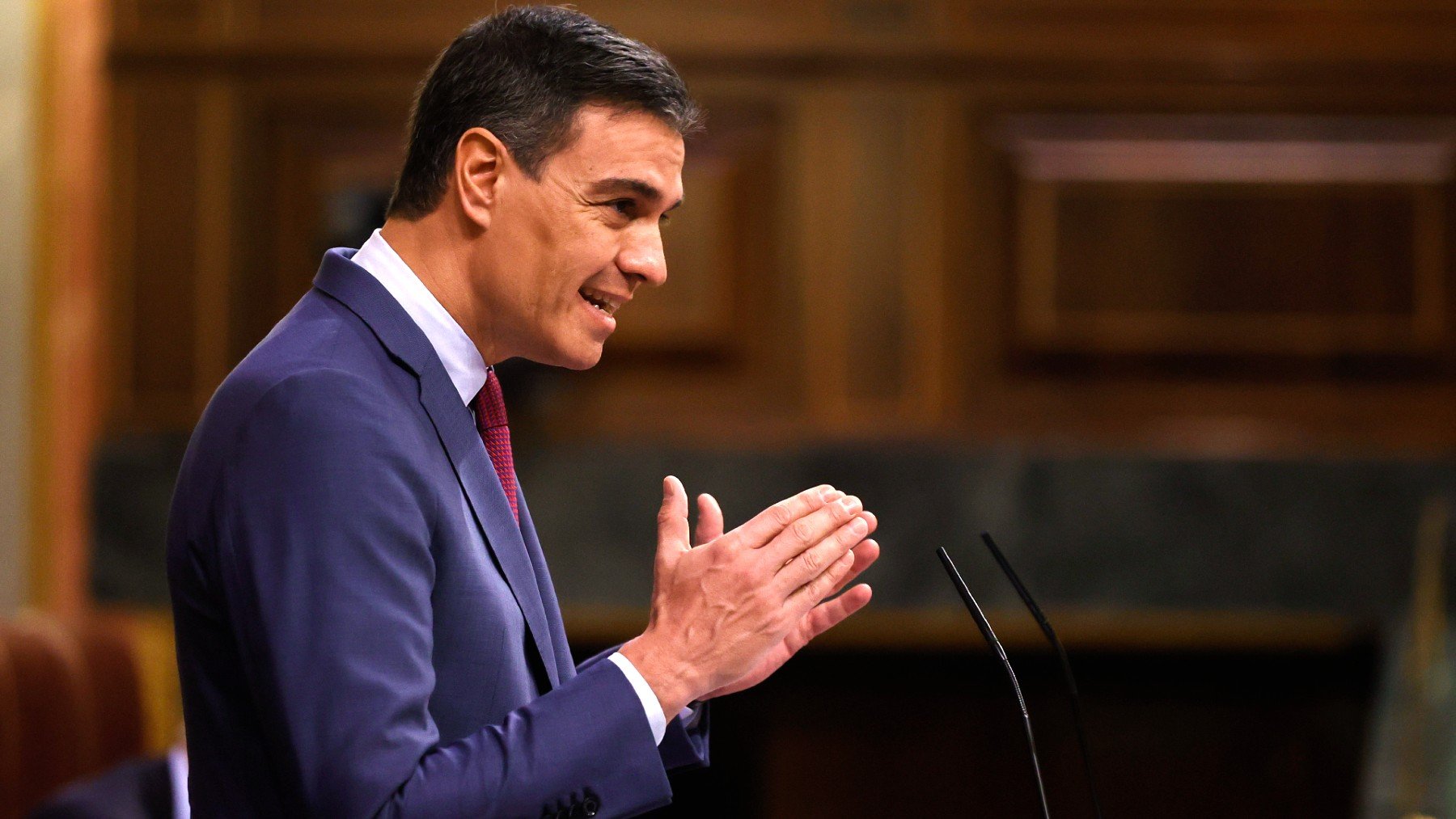 Pedro Sánchez, en el Congreso de los Diputados.