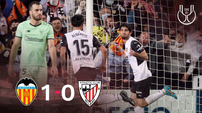 Guedes explota y lanza al Valencia a la final de Copa