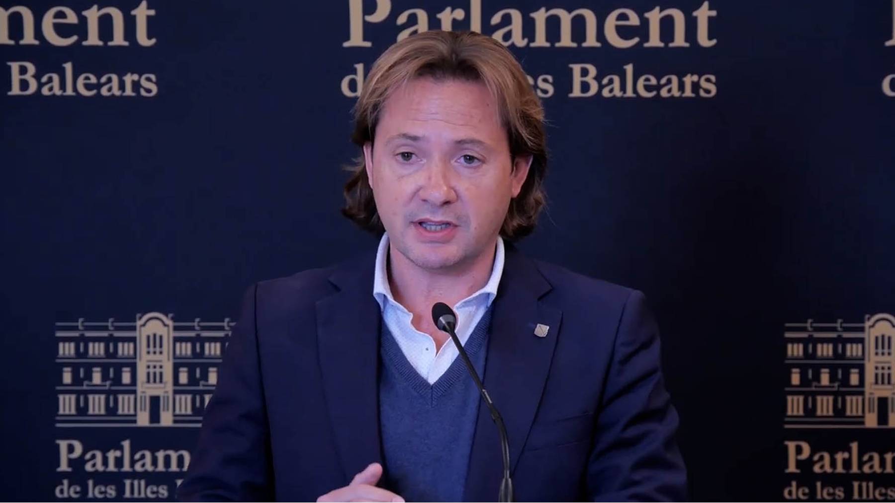 El líder de Vox en Baleares, Jorge Campos.