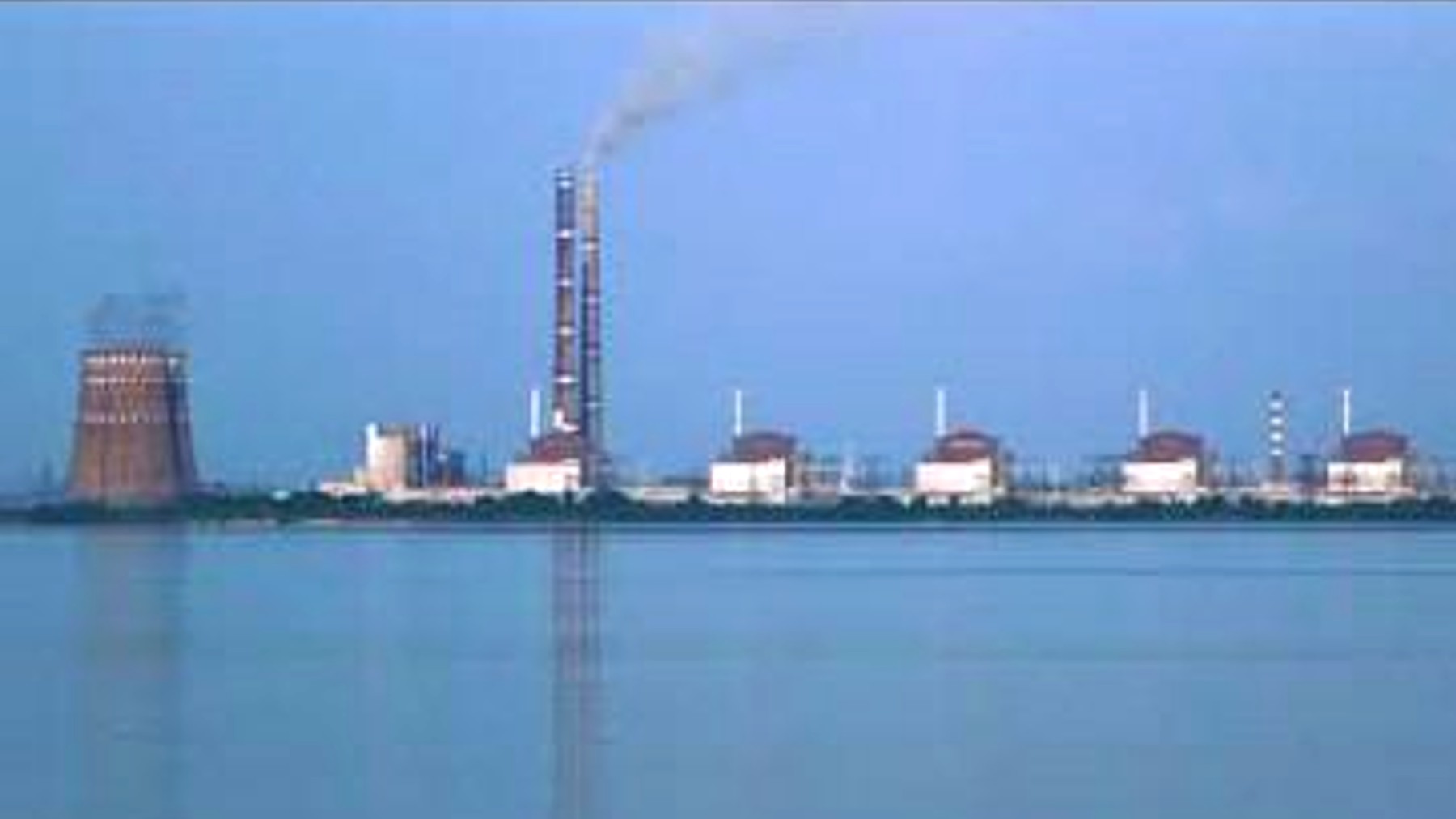 La central nuclear de Zaporiyia.