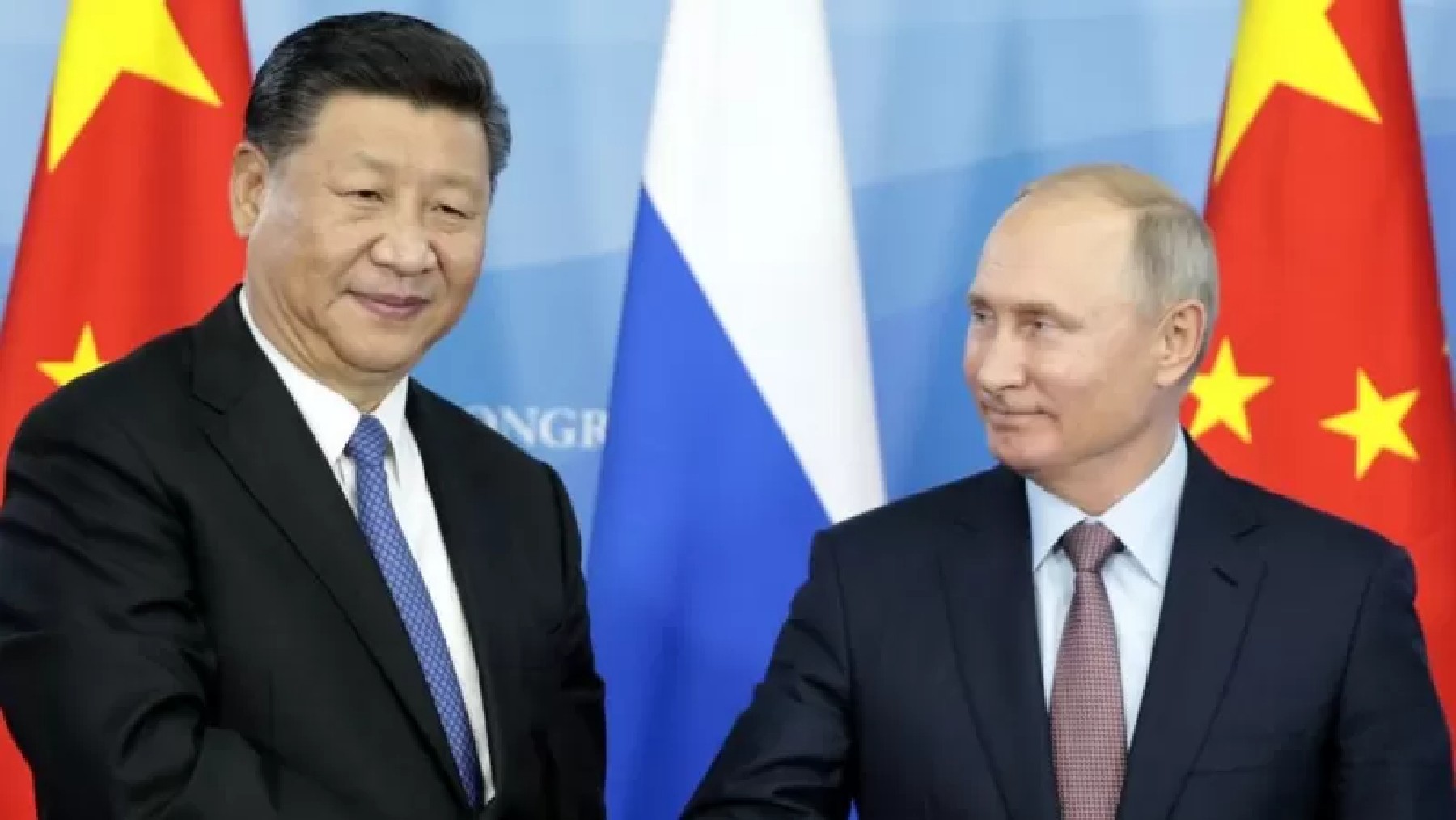 El presidente ruso, Vladimir Putin, y el chino, Xi Jinping. GETTY IMAGES.