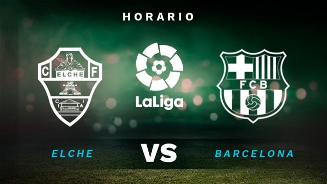 Elche Barcelona horario