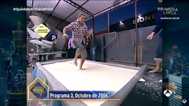 David Bisbal en su primera visita a El Hormiguero, cuando se emitía en Cuatro (Mediaset).