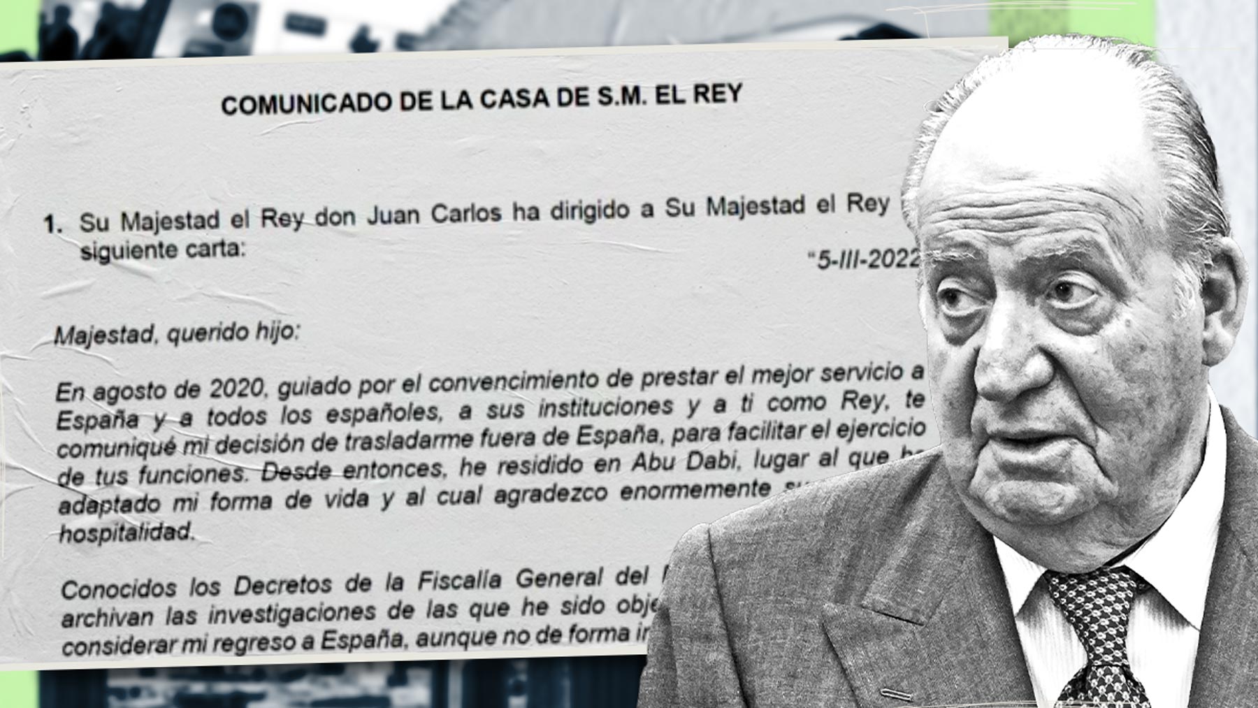 Don Juan Carlos y su último comunicado.