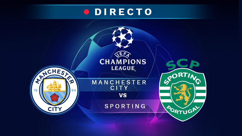 Manchester City – Sporting, en directo: resultado, goles y minuto a minuto del partido de Champions League hoy.