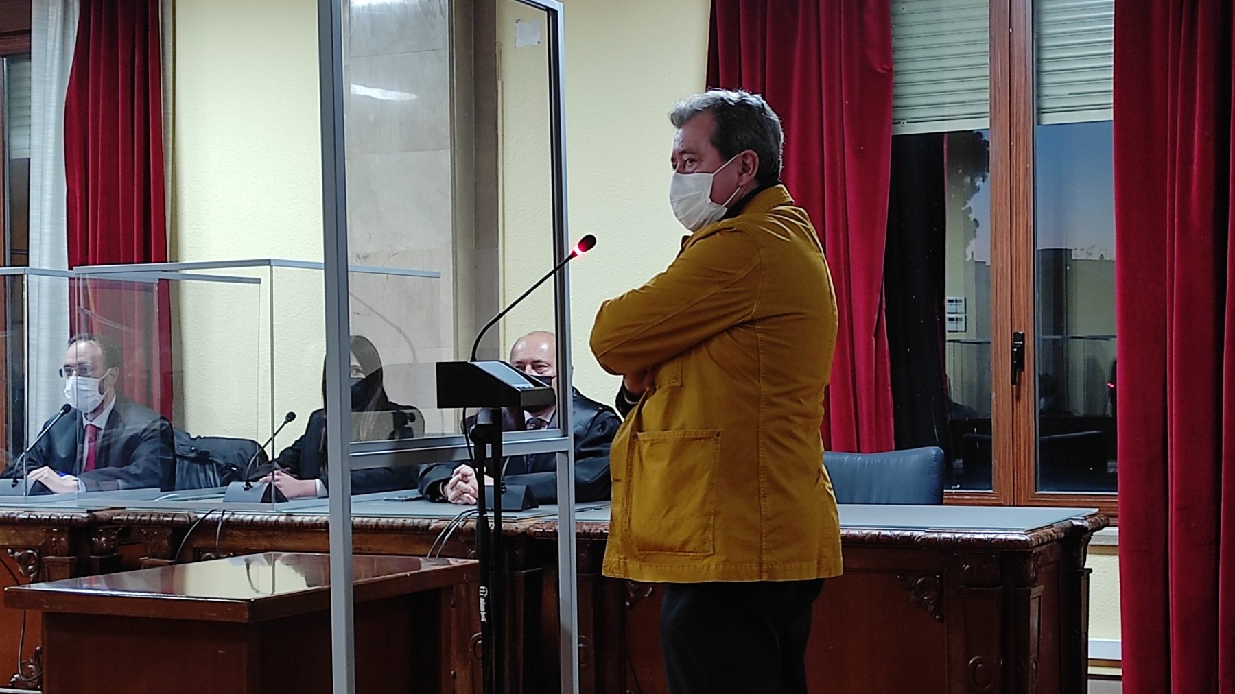 Juan Fernández, exalcalde socialista de Linares (Jaén), durante el juicio (EUROPA PRESS).