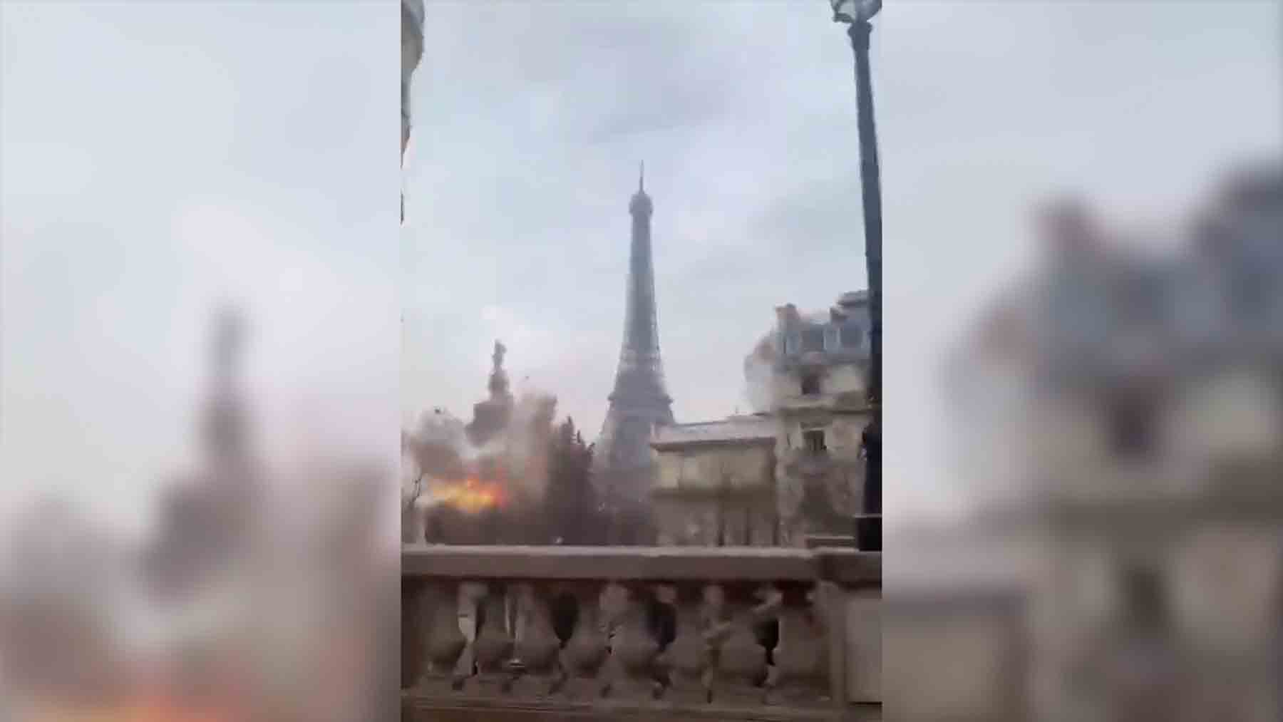 Vídeo de Ucrania: Rusia ‘bombardea’ París.