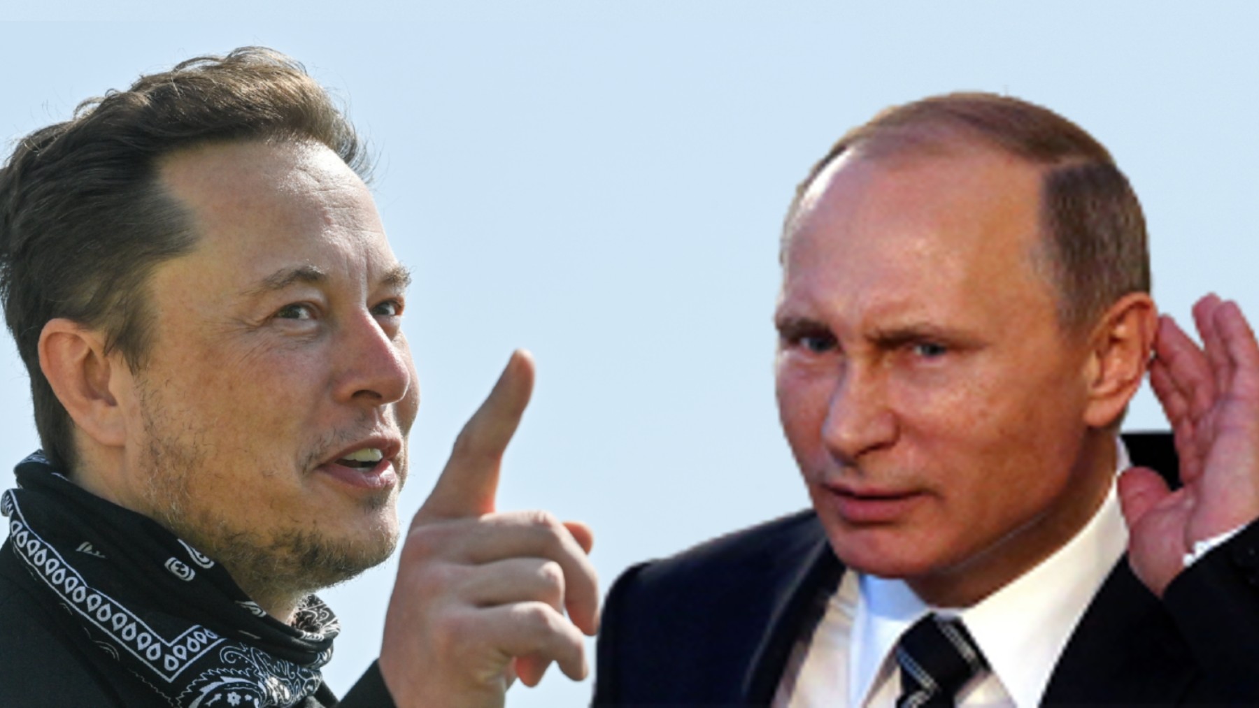 Elon Musk y Vladimir Putin