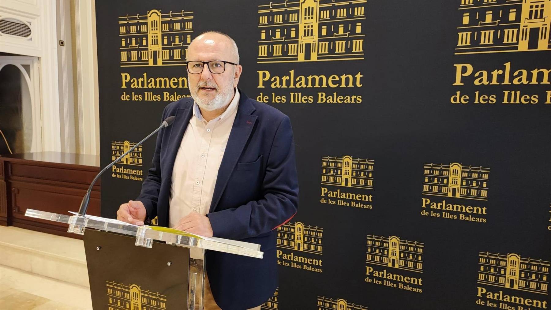 Miquel Ensenyat, portavoz de Més en el Parlament balear.