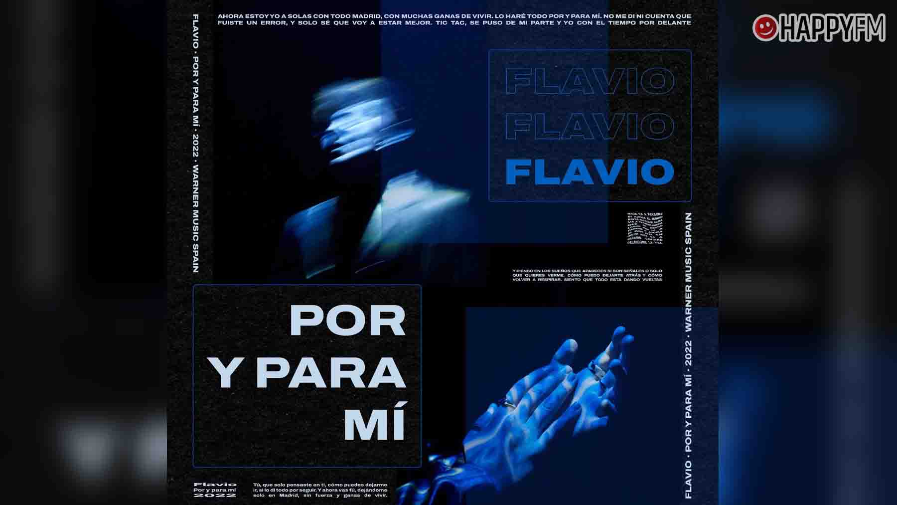 Flavio anuncia el lanzamiento de su nuevo single 'Por y para mí'